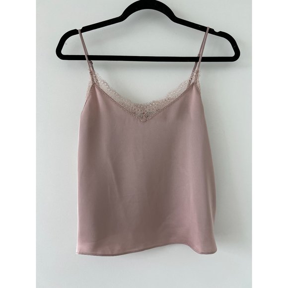 BNWOT: Aritzia Babaton Carlyle Satin V-neck Camisole Tank - Picture 3 of 8